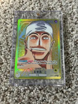 One Piece TCG OP05-098 Leader Alternative Art Enel Card Japanese Edition - Image 1