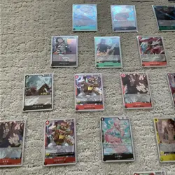 Huge One Piece CCG TCG Cards ALL HOLO RARES Collection - Image 4