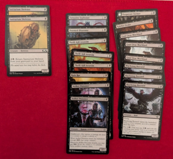 60 card pauper deck Mono Black Taunting revenant MTG - Image 4