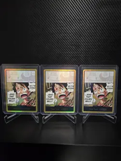 ONE PIECE OP15 EB04 LOT (Adventure on Kami's Island) DON!!! GOLD * 3 CARDS * - Image 1
