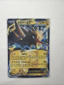 Zapdos EX 48/135 – Team Plasma Holo – Plasma Storm – Pokemon Card LP NM - Image 1