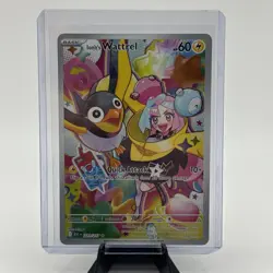 Pokemon Iono's Wattrel Illustration Rare Full Art Holo 231/217 Card - Image 1