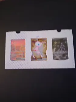 Pokemon Mew ex & Mewtwo ex Promo Foil Card Set (2023) - 3 Cards, English - Image 2