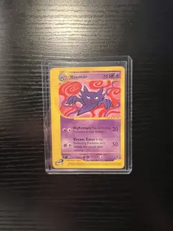 Pokemon TCG Expedition Base Set Haunter Regular Card 80/165 - Image 1