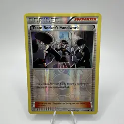 Pokemon Card Team Rocket's Handiwork Fates Collide Reverse Holo 112/124 NM - Image 3