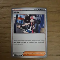 Hilda 084/086 White Flare Regular Uncommon Card NM Condition - Image 1