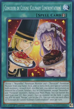 Concours de Cuisine (Culinary Confrontation) AGOV-EN064 1st Ed Yu-Gi-Oh! Card - Image 1