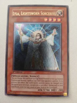 Yu-Gi-Oh Lyla Lightsworn Sorceress Ultimate Rare Card LODT-EN019 1st Edition NM - Image 1