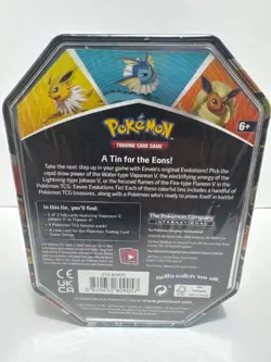 Pokemon TCG Eevee Evolutions Jolteon V | Vaporeon V Tins Set Of 2 Sealed 2021 820650829055 - Image 4