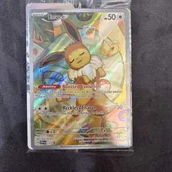 Pokemon TCG Eevee SVP 173 Black Star Promo Sealed - Image 1