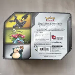Pokemon Snorlax Eevee GX Tag Team Up Tin Factory Sealed TCG UK - Image 2