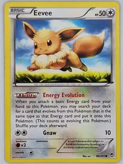 Eevee 80/111 Pokemon - XY Furious Fists MP - Image 1
