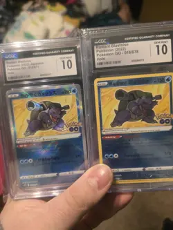 Radiant Blastoise 018 Pokemon Go Holo (Japanese/English) CGC 10 Gem Mint LOT - Image 1