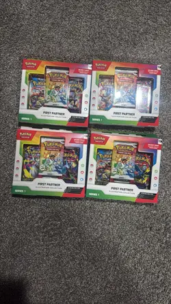 Lot of 4 - Pokemon First Partner Series 1 Illustration Collection SHIPS NOW - Image 3