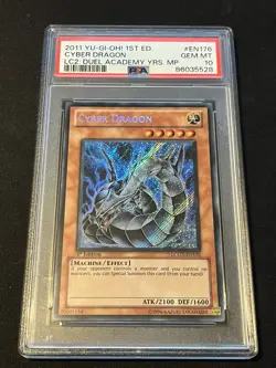 Yugioh Cyber Dragon-Secret Rare-1st Edition-LCGX EN176 - PSA 10 POP 5 Alt Art - Image 2