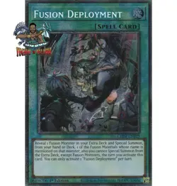 Yugioh! 1x Fusion Deployment CH01-EN029 Starlight Rare 1st Ed NM - Image 1