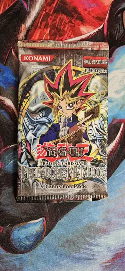 Konami Yu-Gi-Oh! Metal Raiders 1st Edition Portuguese Booster Pack 9 Car… - Image 1