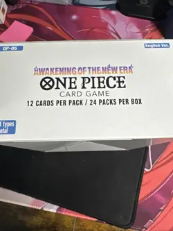 Bandai One Piece OP05 Empty Booster Box ONLY AWAKENING OF THE NEW ERA - Image 4