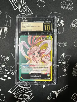 Shirahoshi One Piece A Fist of Divine Speed OP11-022 Leader CGC 10 Pristine - Image 1