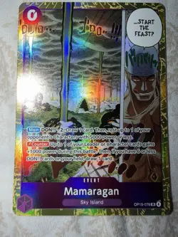 One Piece CCG Mamaragan OP15-078 SR Event - Image 1