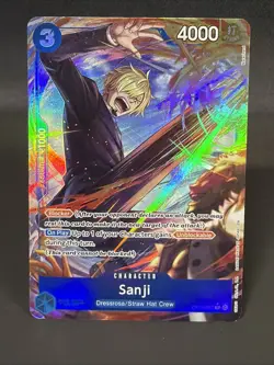 Sanji OP15-047 Rare Alt Art One Piece Card Game English NM - Image 1