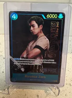 One Piece Live Action Roronoa Zoro P-056 Promo Card English TCG Netflix NM - Image 1