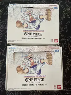 Bandai One Piece OP05 Empty Booster Boxes ONLY AWAKENING OF THE NEW ERA 2x - Image 1