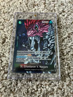 One Piece TCG St. Ethanbaron v. Nusjuro Alt Art White Text, OP13-080 - Image 1