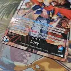 One Piece TCG OP15-002 Lucy Alt Art Leader Adventure on KAMI's Island English - Image 2