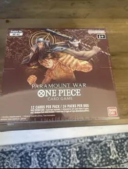 Bandai One Piece CCG Paramount War OP-02 English Booster Box 24 Packs - Image 1