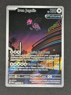 Iron Jugulis 216/182 Illustration Rare Paradox Rift NM Pokemon Card - Image 1