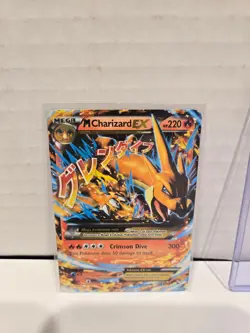 M Charizard EX Holo Rare 13/106 XY Flash Fire 2014 Pokemon TCG Card LP - MP - Image 1