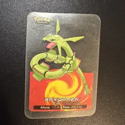 2006 Rayquaza 148 Pokemon Lamincards Edibas Vintage Spanish - Image 1