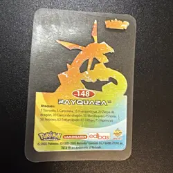 2006 Rayquaza 148 Pokemon Lamincards Edibas Vintage Spanish - Image 2