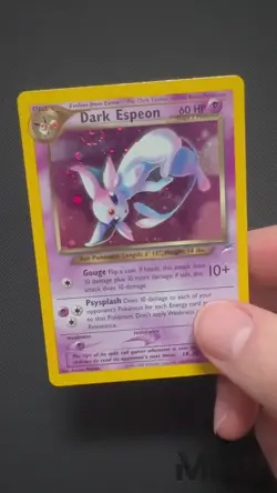 Dark Espeon Holo Neo Destiny NM WOTC 2002 Pokemon Swirl Rare - Image 2