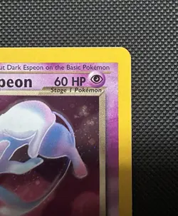 Dark Espeon Holo Neo Destiny NM WOTC 2002 Pokemon Swirl Rare - Image 5