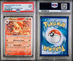 POKEMON PSA 9 FLAREON FULL ART #167 PROMO PRISMATIC EVOLUTION ENGLISH 2025! - Image 3