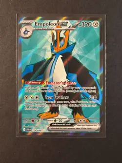 Pokemon Empoleon ex 114/094 Phantasmal Flames Full Art Ultra Rare NM - Image 1