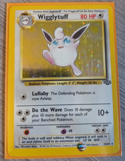Pokemon Wigglytuff 16/64 Jungle Holo MP - Image 1