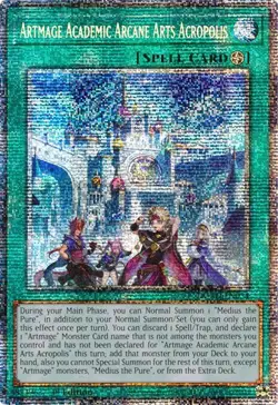 DUAD-EN054 Artmage Academic Arcane Arts Acropolis STARLIGHT RARE YuGiOh - Image 1