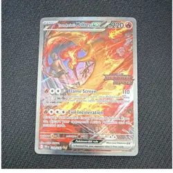 Pokemon Team Rocket's Moltres EX Destined Rivals Stamped Double Rare 208 - Image 1