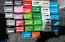 Ultra Pro Set Of 32 Multi Color 80 Card Deck Box Magic Pokemon Yugioh - Image 1