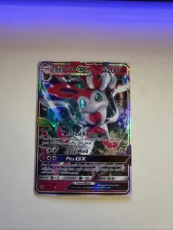 Pokemon TCG Sylveon GX 92/145 Sm-Guardians Rising Holo 2017 NM - Image 1