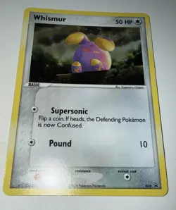 Pokemon Whismur 019 EX Deck Tin Holo Card Nintendo Promos LP - Image 1