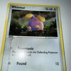 Pokemon Whismur 019 EX Deck Tin Holo Card Nintendo Promos LP - Image 4