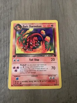 2000 Pokemon Team Rocket First Edition Dark Charmeleon #32/82 - Image 1