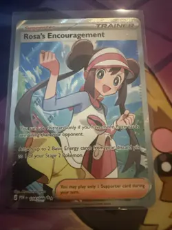 English Pokemon Perfect Order Rosa’s Encouragement Full Art (114/088). - Image 1