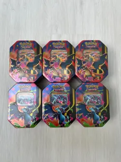 Pokemon TCG Charizard Y EX & X EX Full Case | 6 Tins | Brand New & Sealed - Image 2