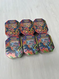 Pokemon TCG Charizard Y EX & X EX Full Case | 6 Tins | Brand New & Sealed - Image 3