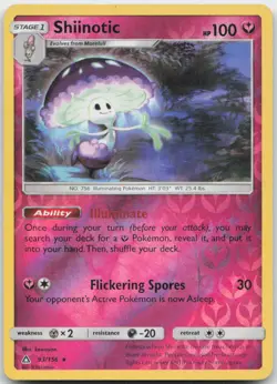 Pokemon : Shiinotic Ultra Prism 93/156 : R Reverse Holo - Image 1